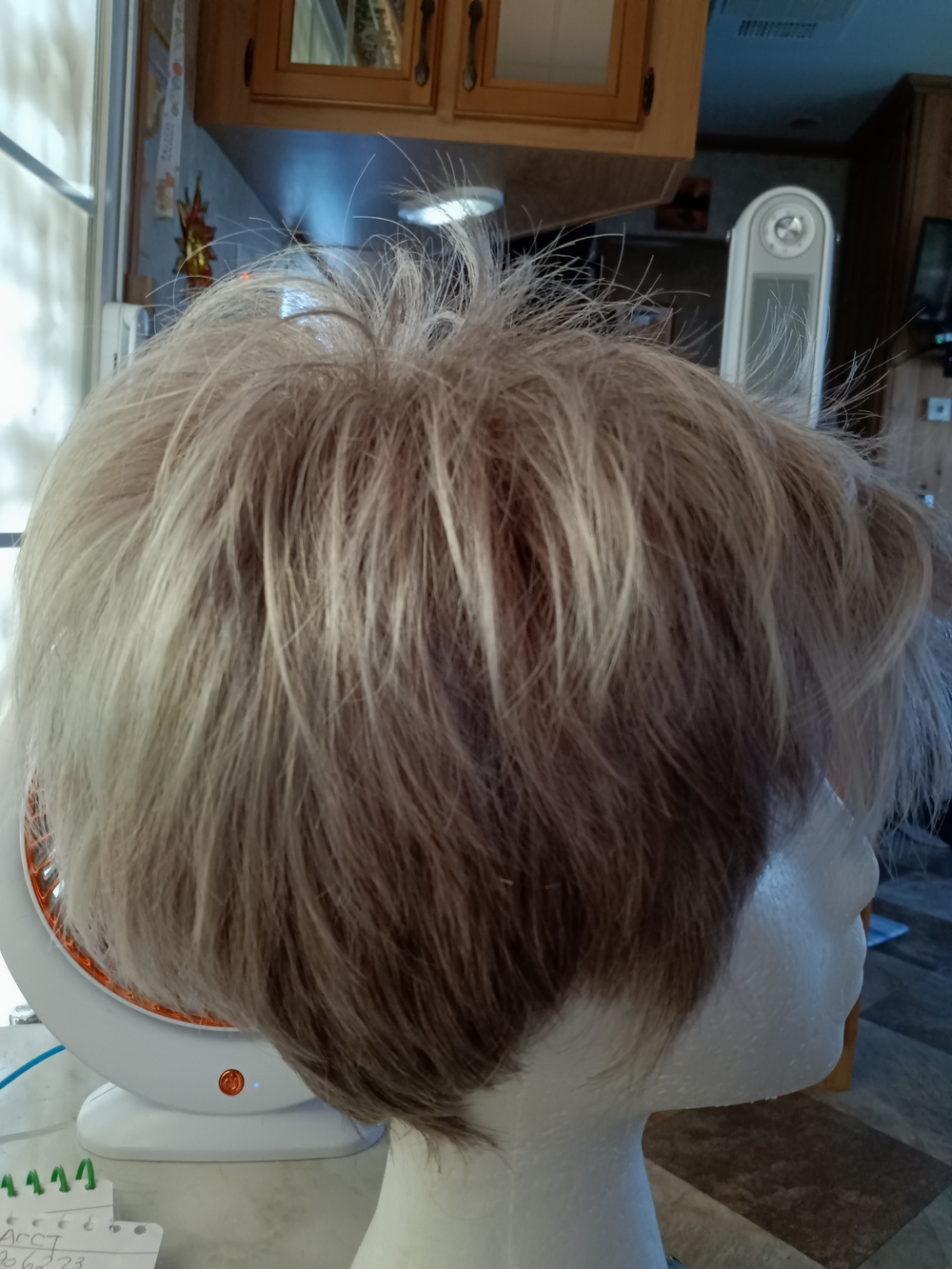 Paula Young Rayne Synthetic Pixie Wig SF51/60 Silvery Moon - Picture 4 of 9